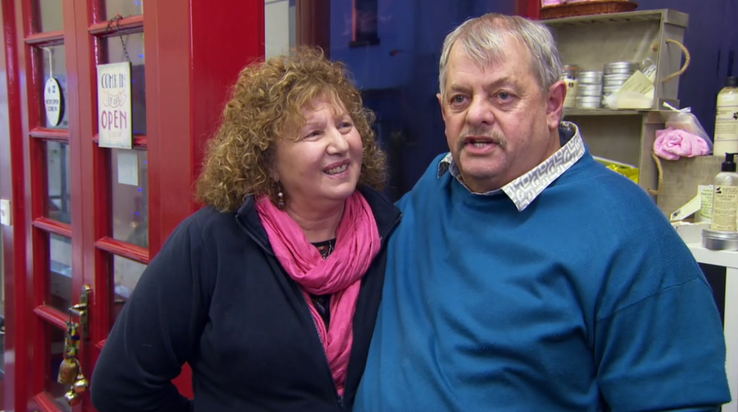 Del and Mike on Four in A Bed