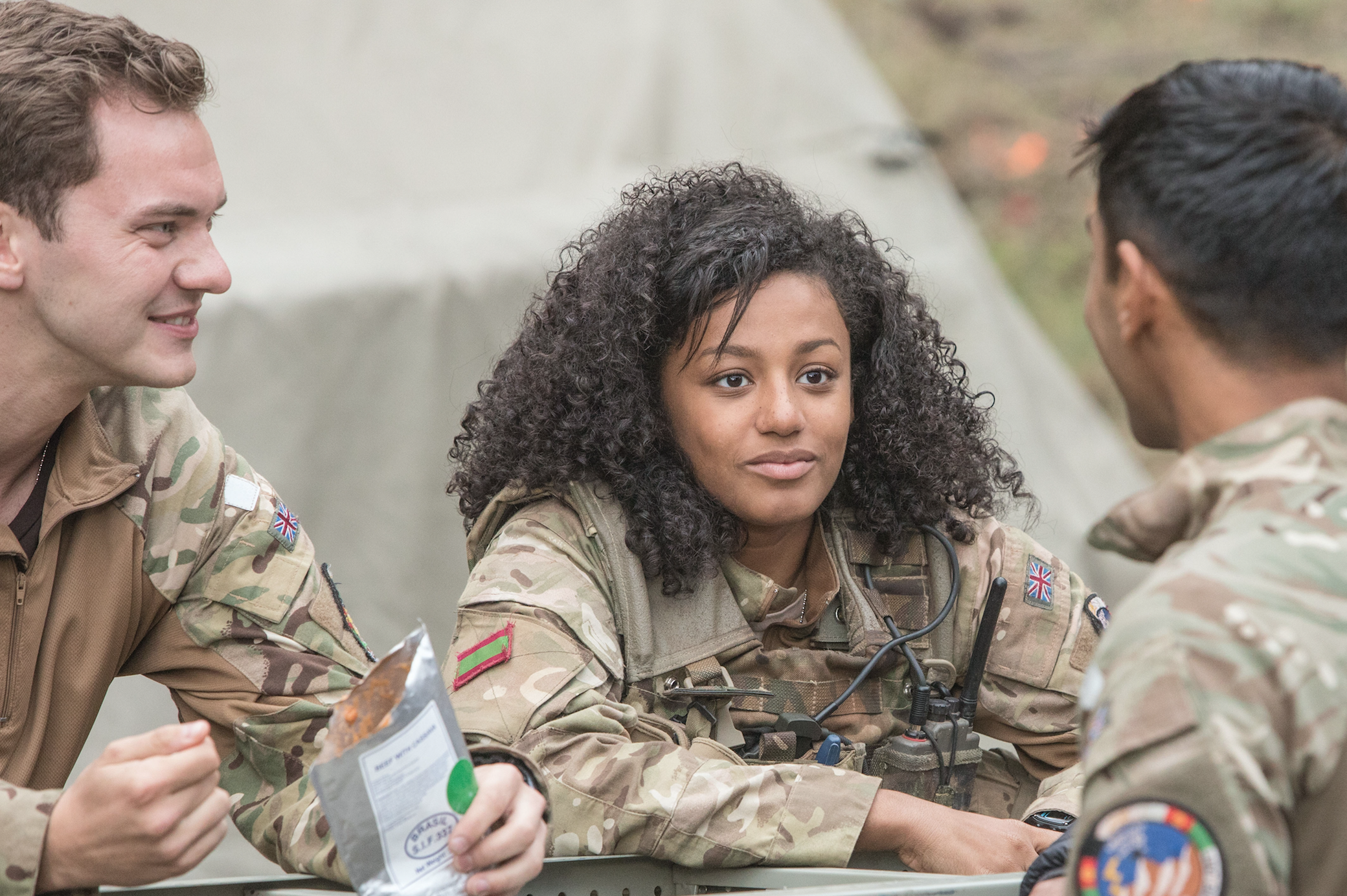 Shalom Brune-Franklin as Maisie Richards in Our Girl