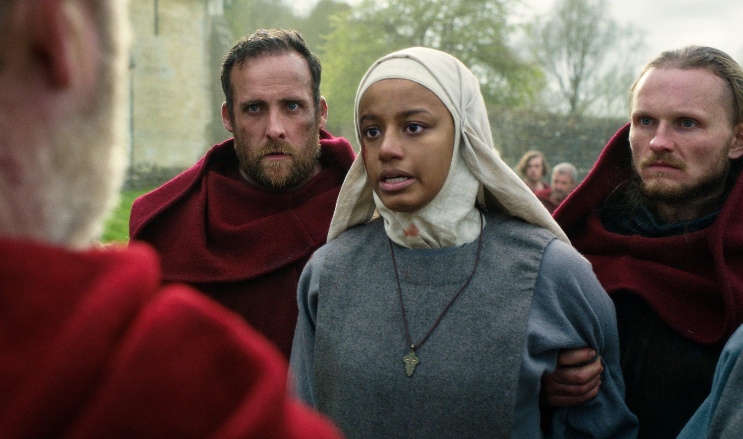 Shalom Brune-Franklin as Sister Igraine in Netflix's Cursed 