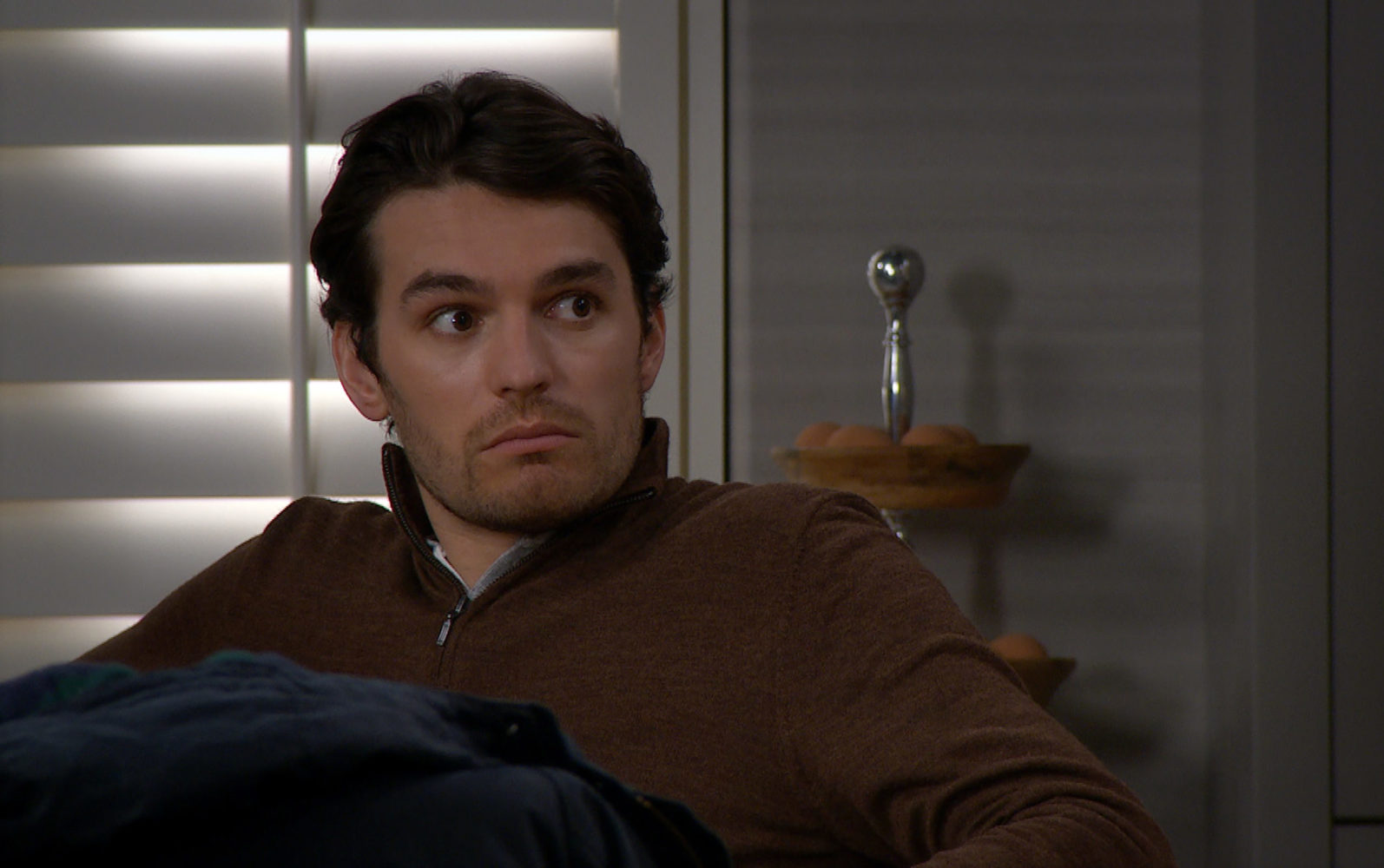 Mackenzie is suspicious of Jamie's actions in Emmerdale 