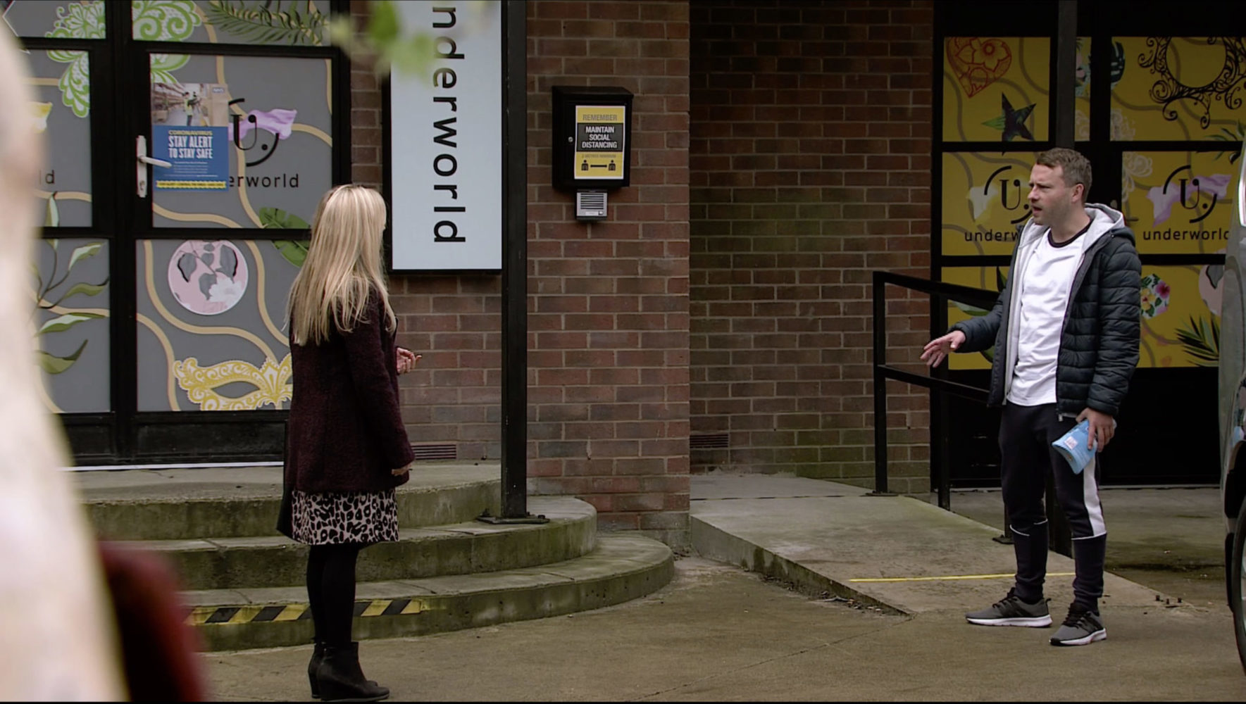 Sarah confronts Paul causing Paul to quit his job