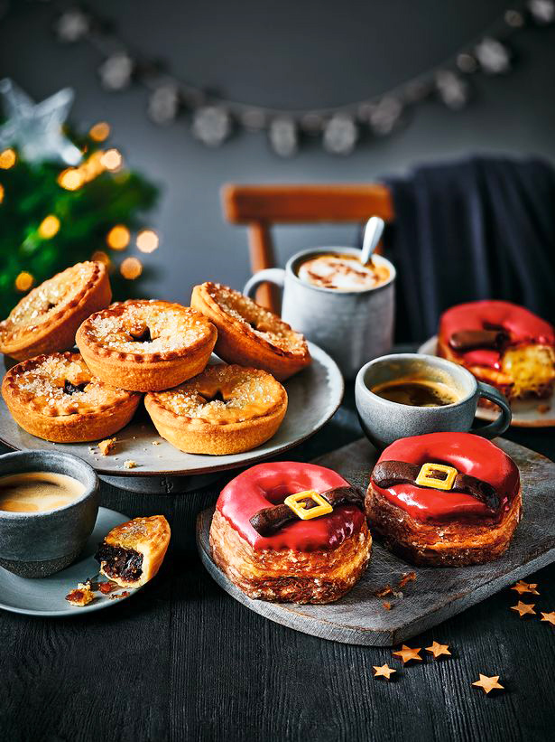 Marks & Spencer Christmas food on a table