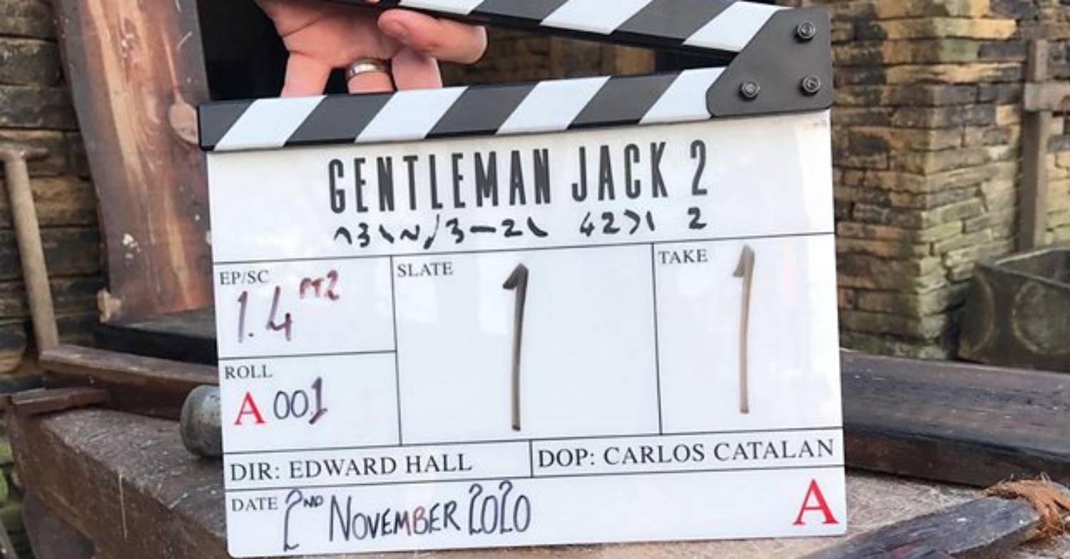 Gentleman Jack filming underway (Credit: BBC)