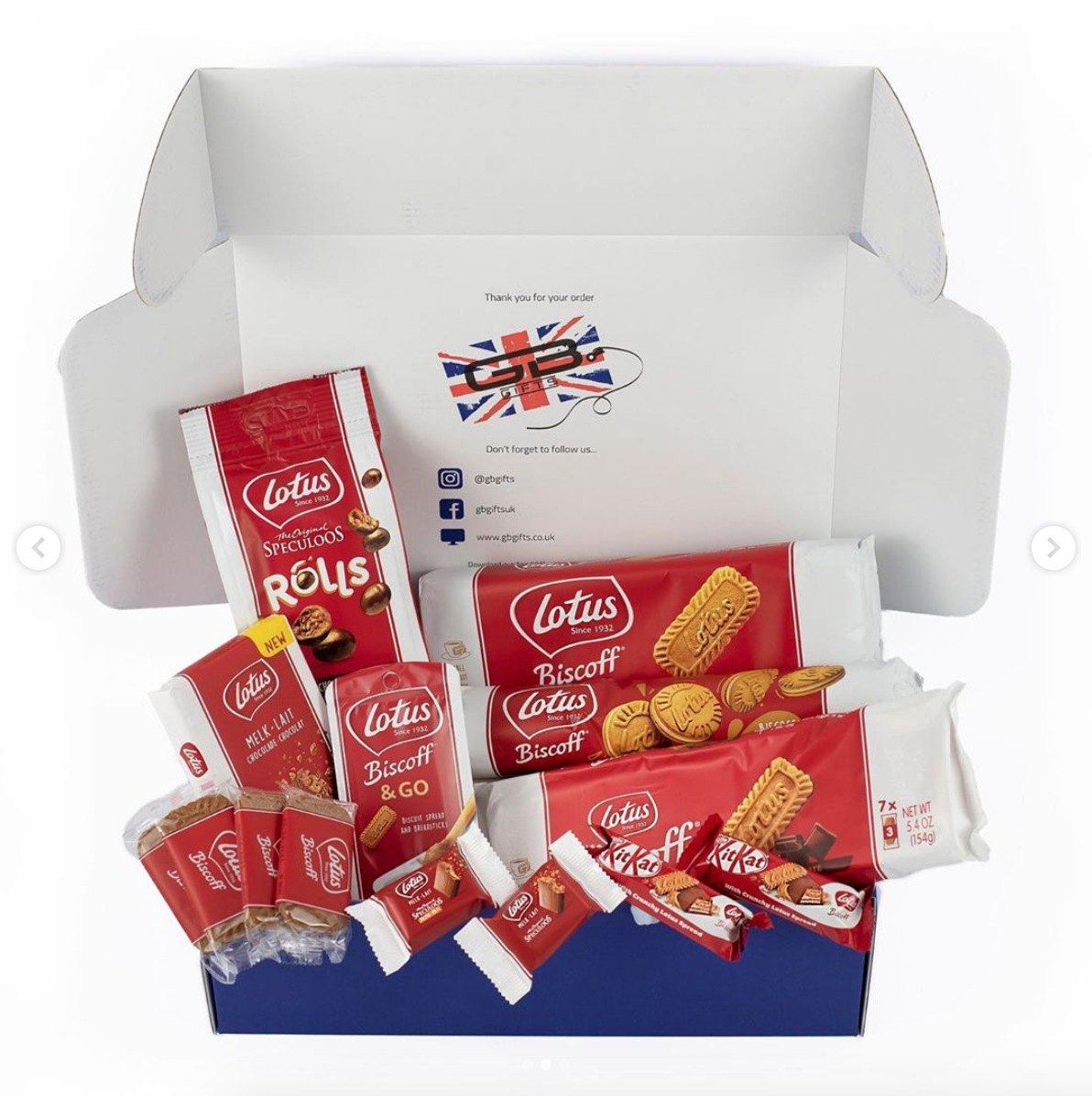 Box of Biscoff goodies