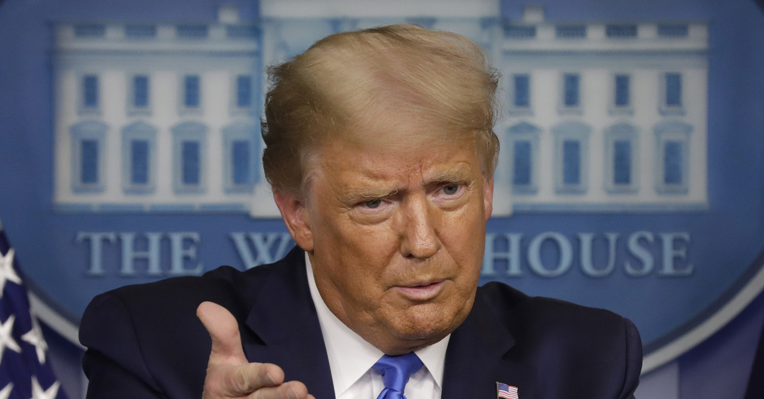 president trump at the white house