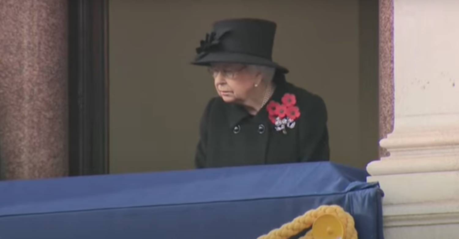 The Queen on Remembrance Sunday