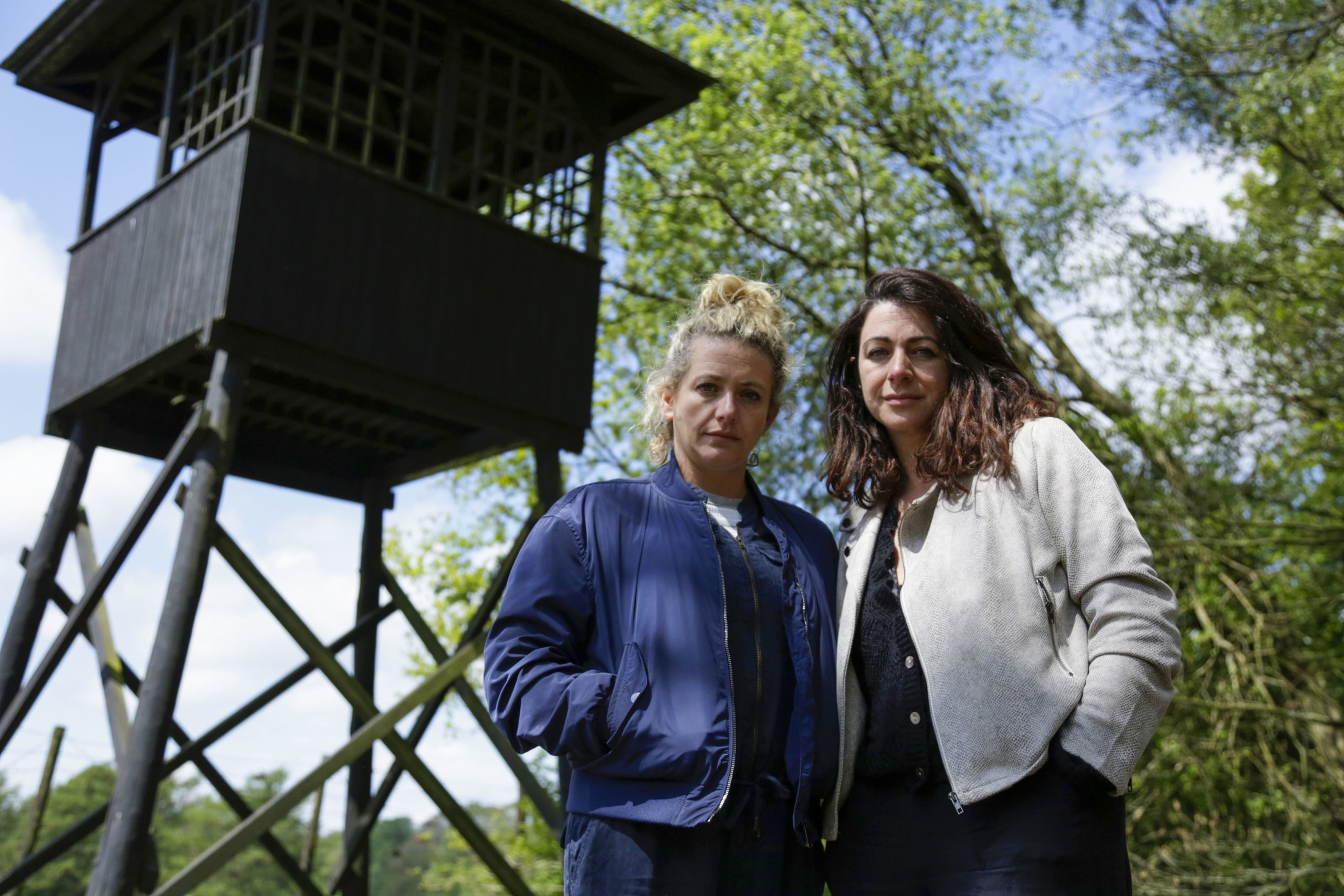 Louisa and her sister Natalie on My Family, The Holocaust & Me with Robert Rinder (Credit: BBC One)