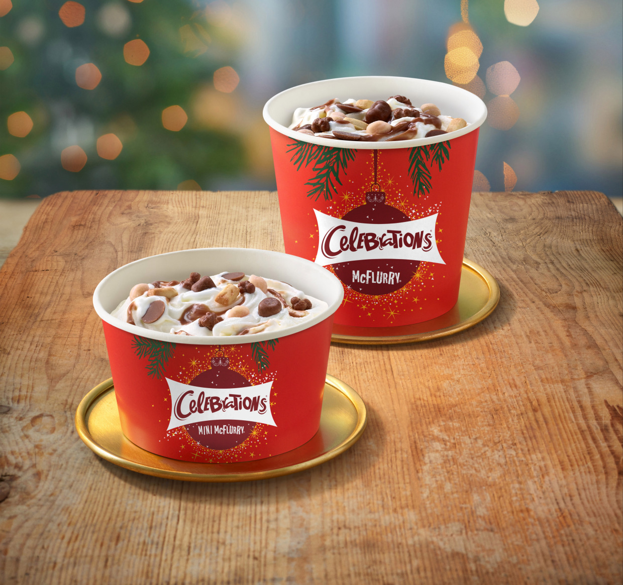 two Celebrations McFlurry from Mcdonald's