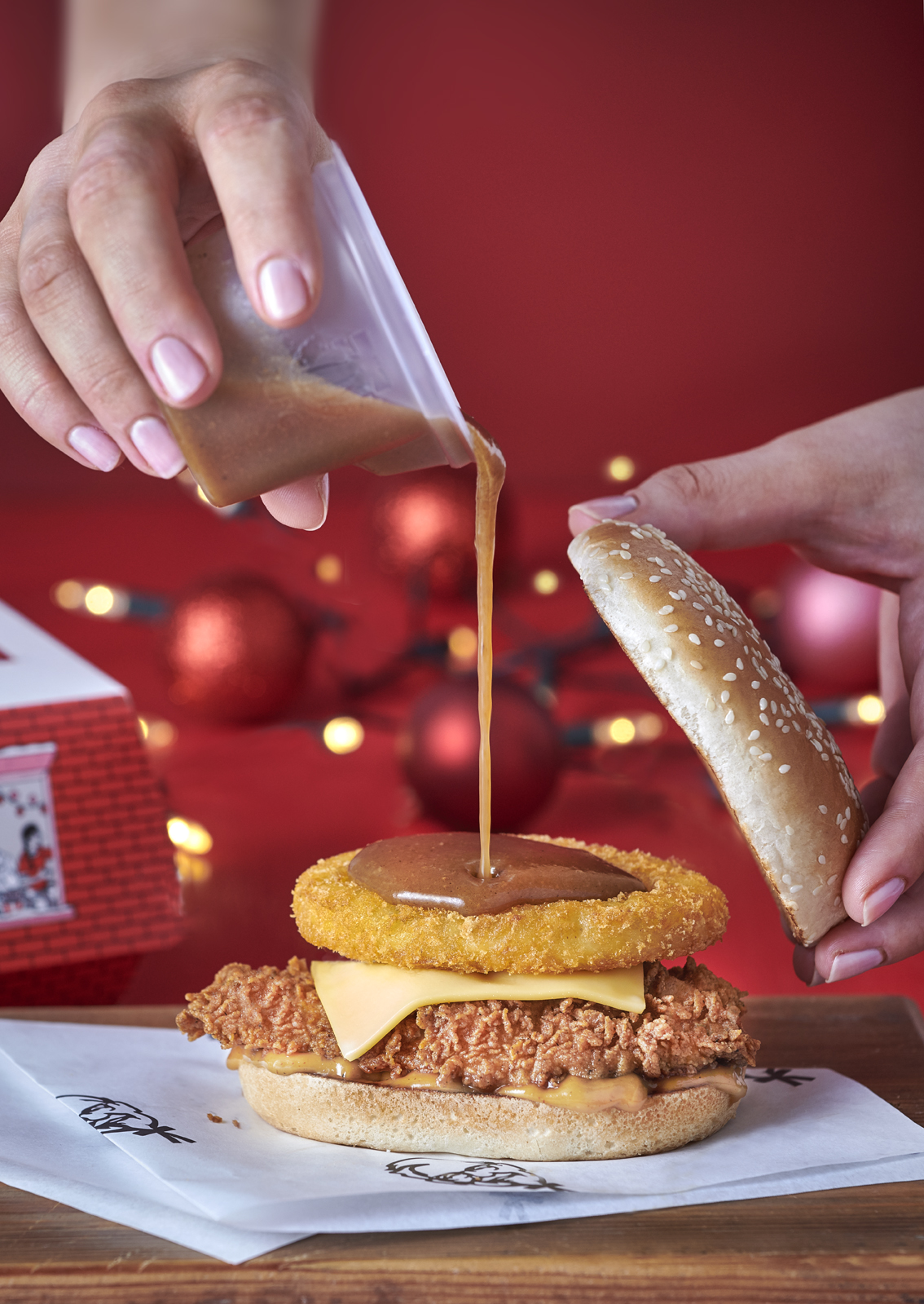KFC's Christmas meal lifestyle picture