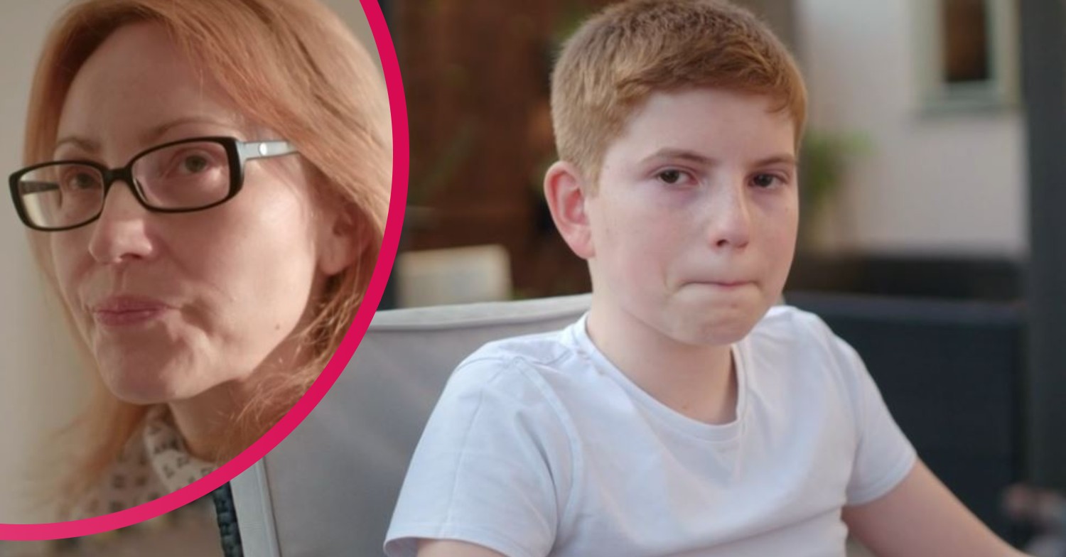 Hospital BBC boy Zack and mum Judy