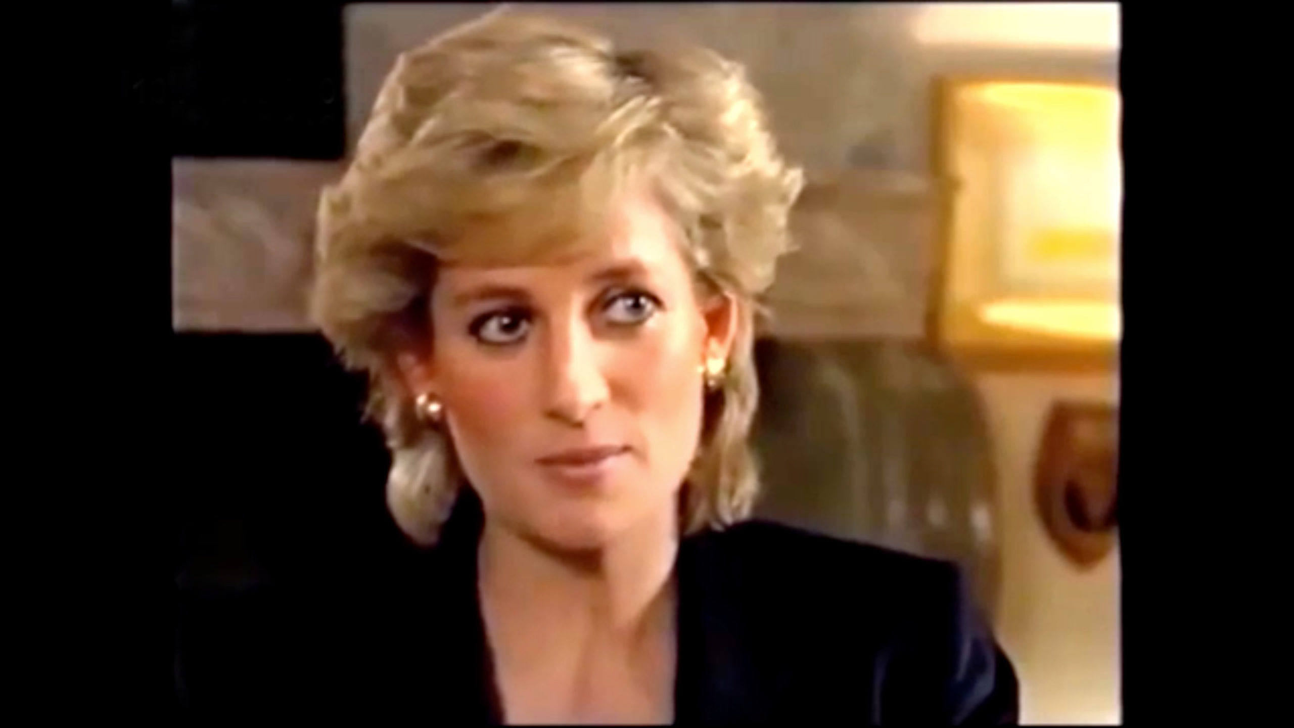 Princess Diana during the Panorama interview