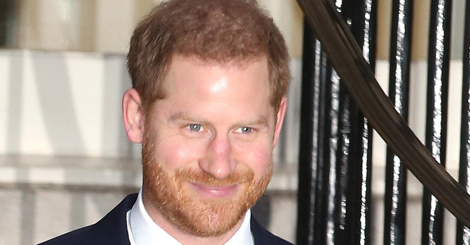 prince harry standing outside