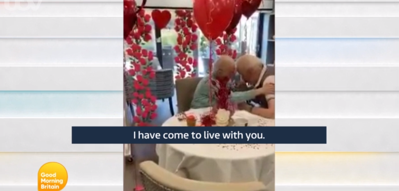 GMB elderly couple reunite in care home