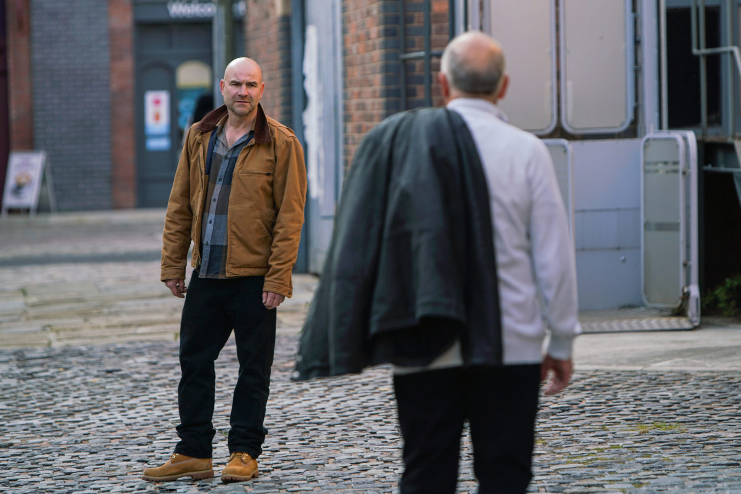 Geoff is horrified when Tim reveals that he's agreed to be a witness for the defence