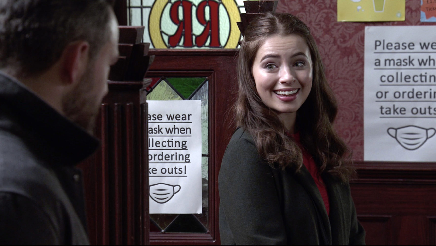 Daisy first appeared last week in Coronation Street