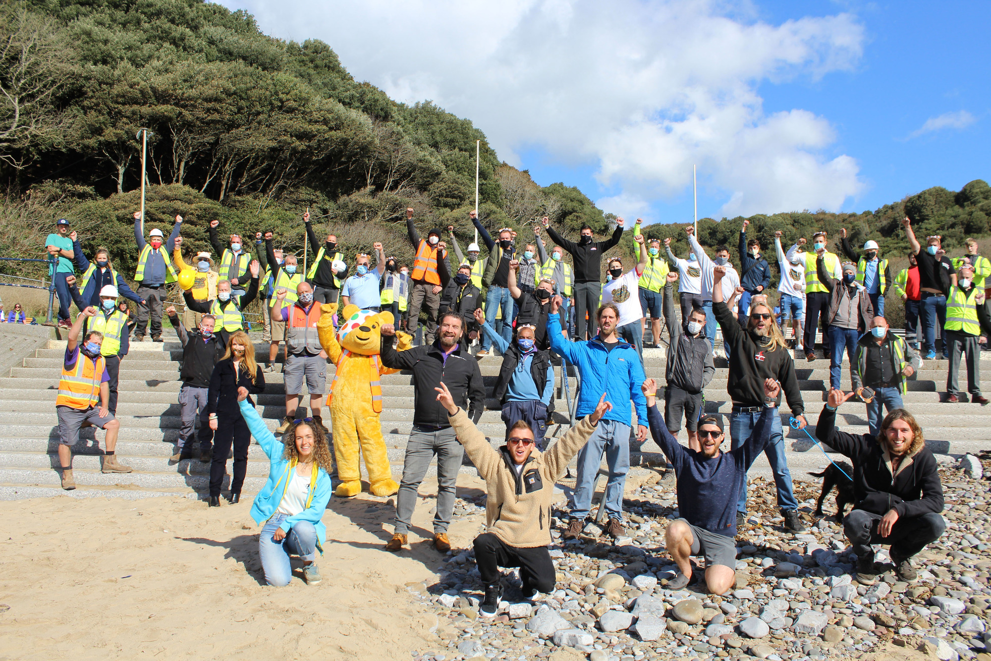 DIY SOS team during the Children in Need special