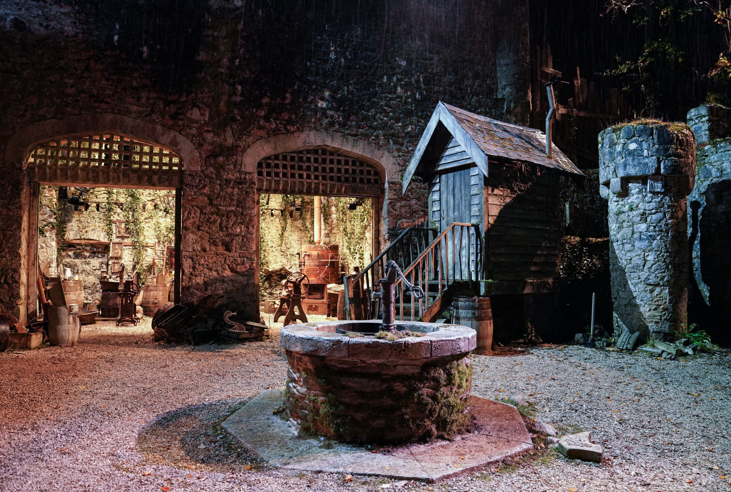 I'm A Celebrity camp in Wales