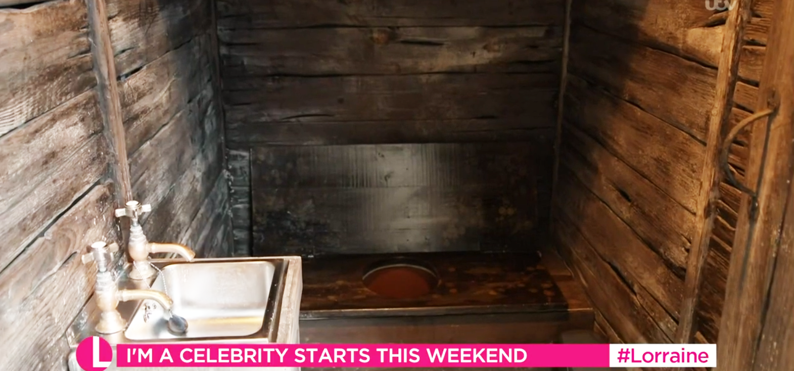 I'm A Celebrity toilet