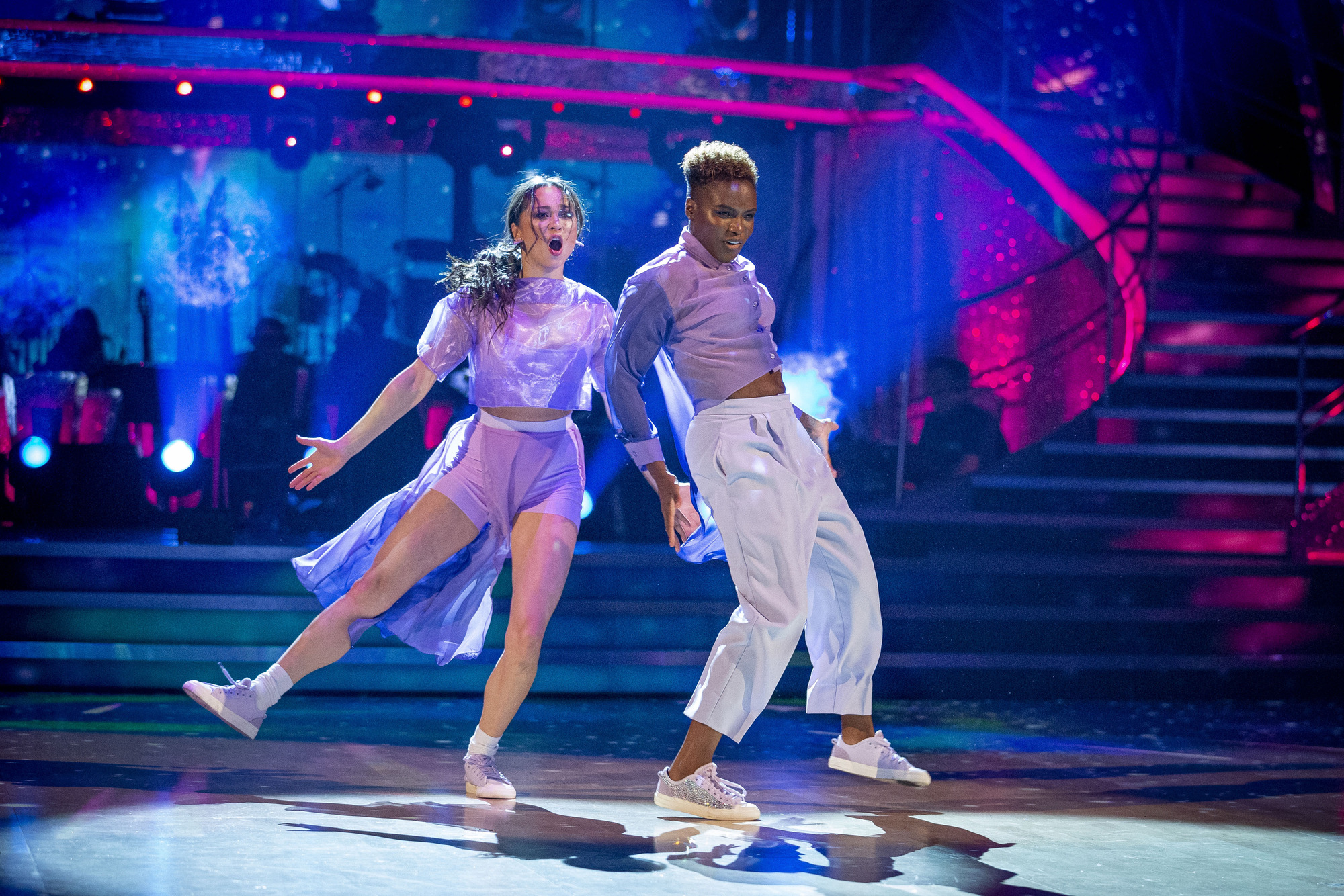 Katya Jones and Nicola Adams on Strictly Come Dancing