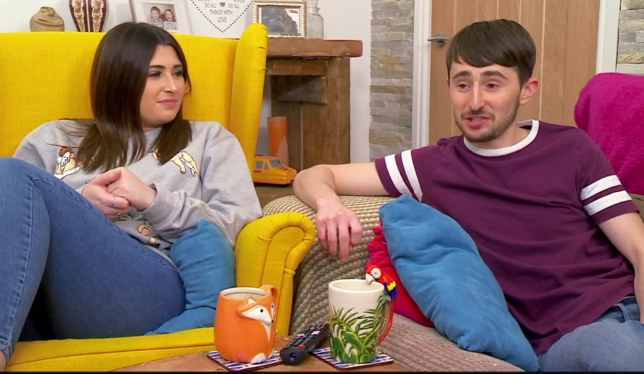 Gogglebox Sophie and Pete Sandiford