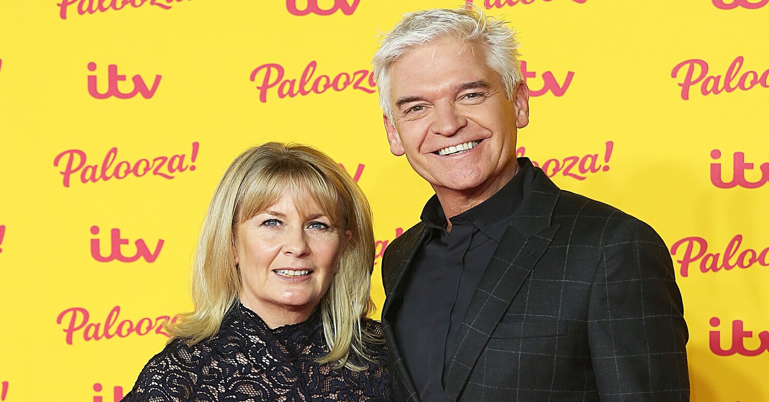 Phillip Schofield and wife Steph at the ITV Palooza