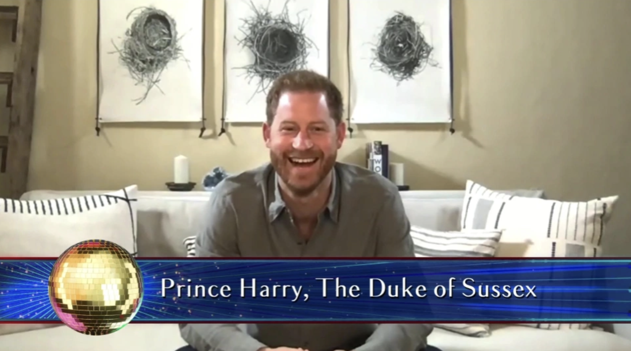 Prince Harry made an appearance on Strictly Come Dancing