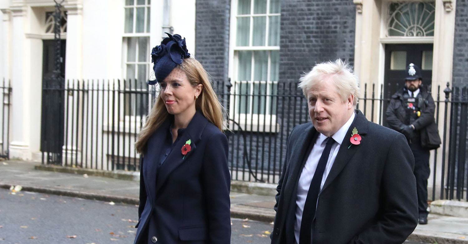 carrie symonds with boris johnson