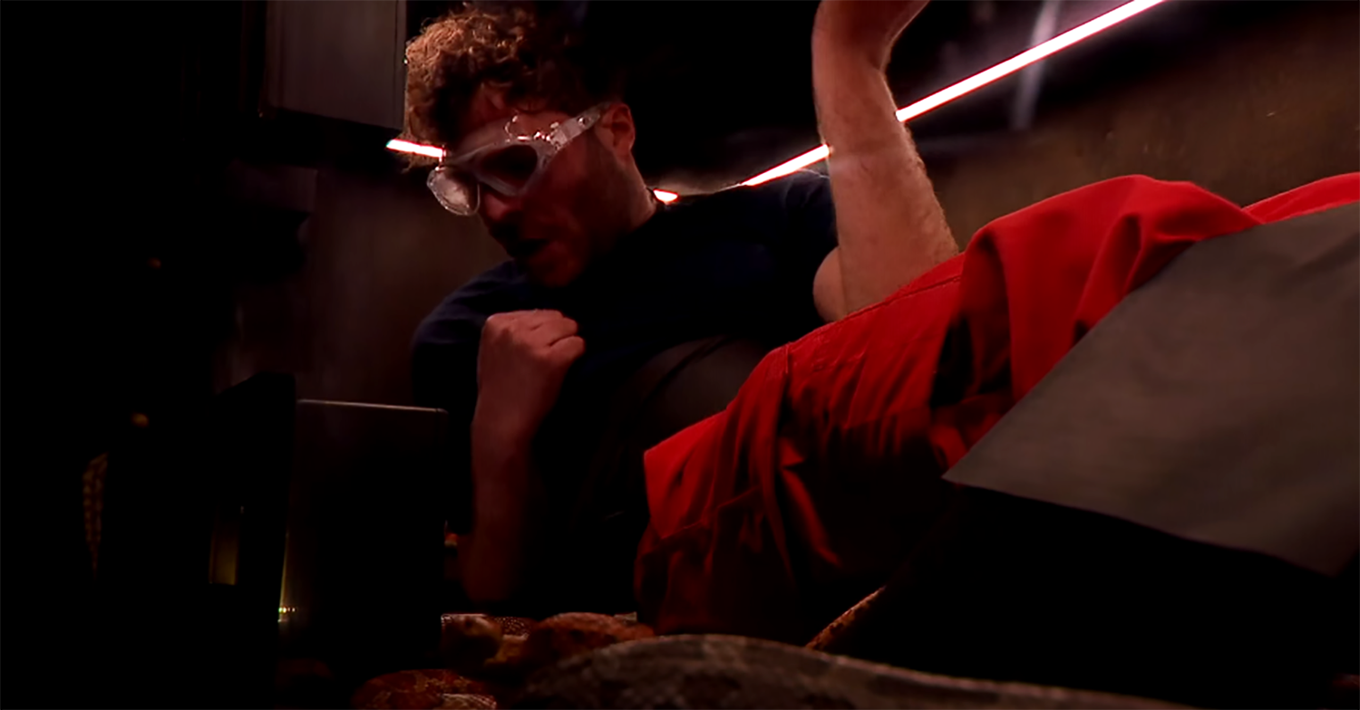 jordan North doing the trial on I'm A Celebrity