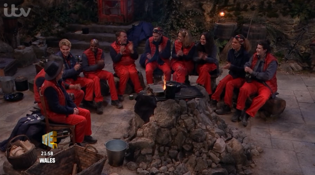 All the contestants on I'm A Celebrity