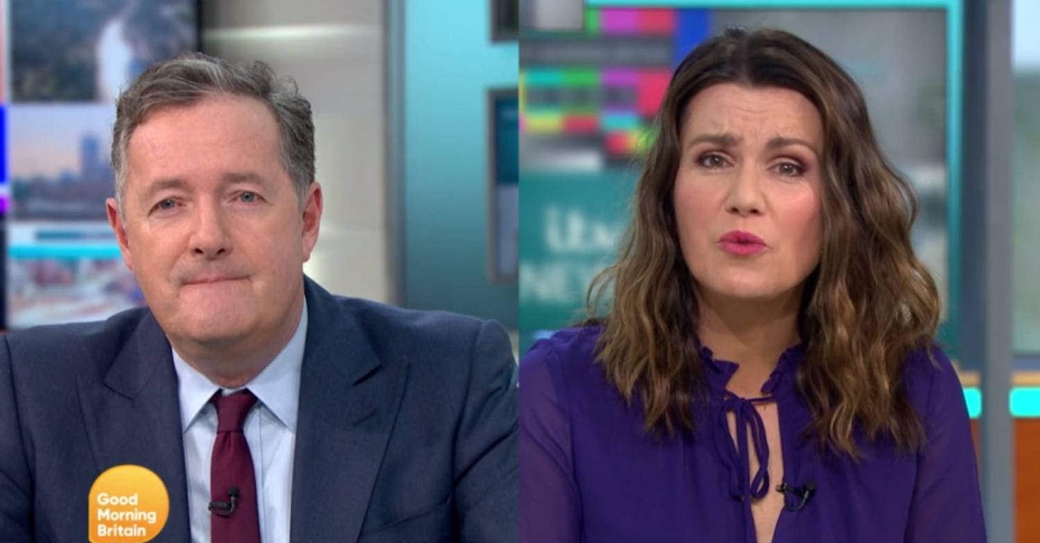 Piers Morgan and Susanna Reid debate job titles