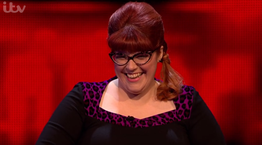 Jenny Ryan laughing on The Chase