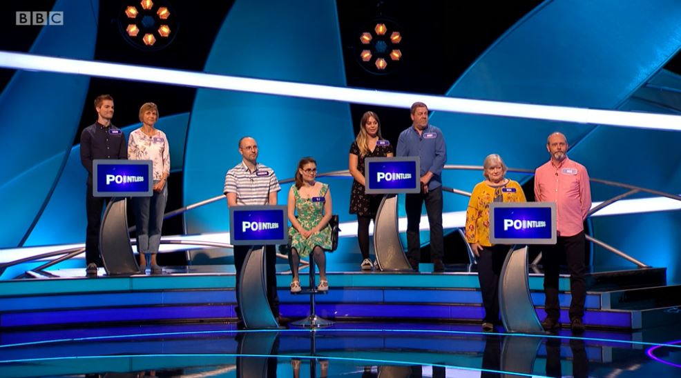 Contestants on Pointless