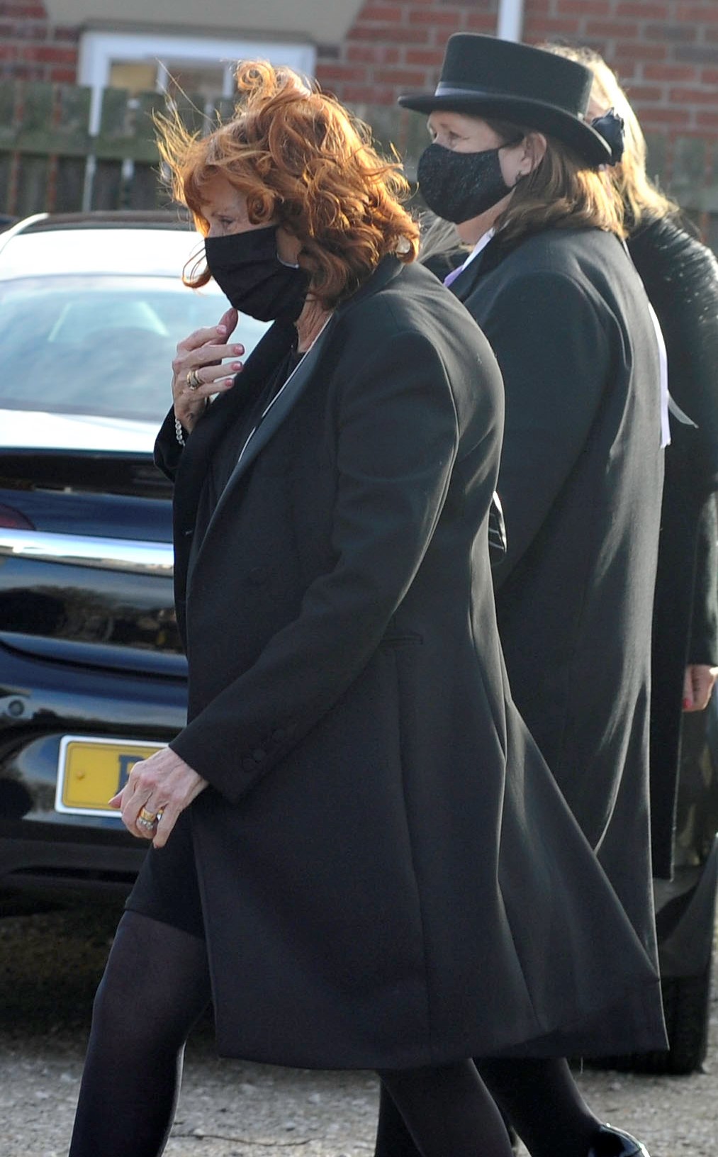 Bobby Ball wife at his funeral