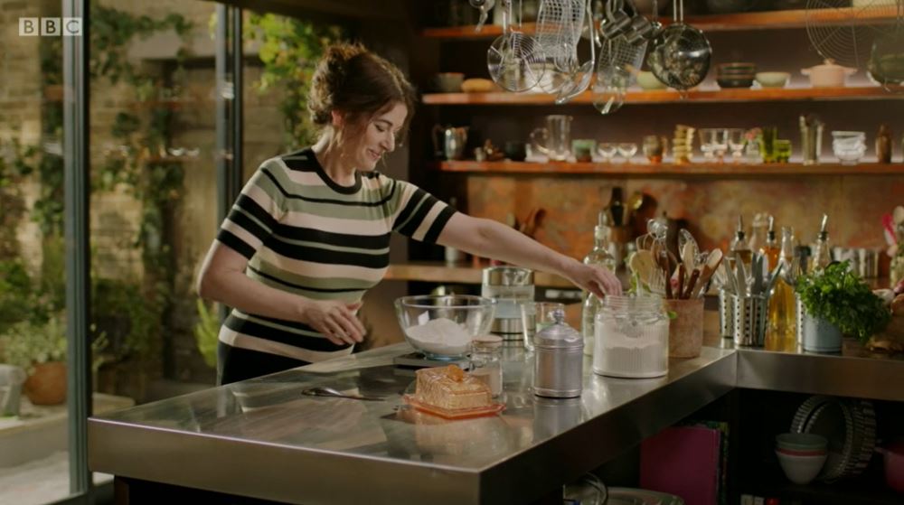 Nigella Lawson making bread for toast on Cook, Eat, Repeat