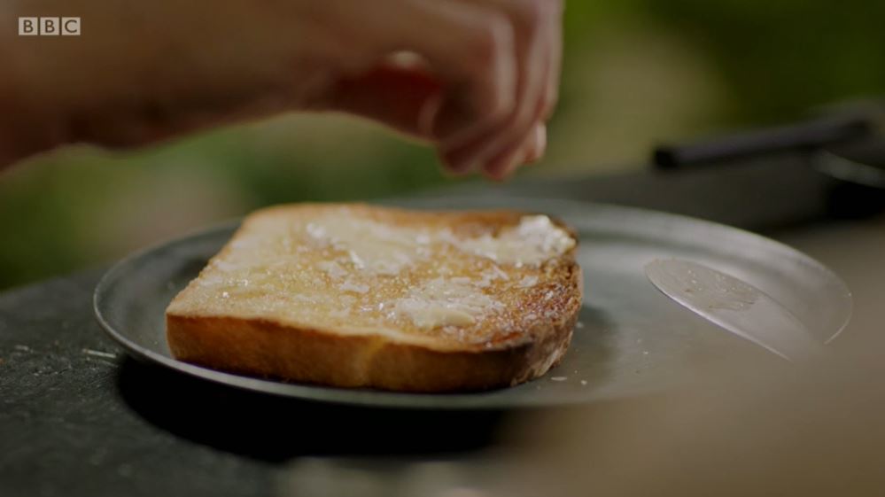 BBC viewers watching Nigella saw they have been buttering toast all wrong
