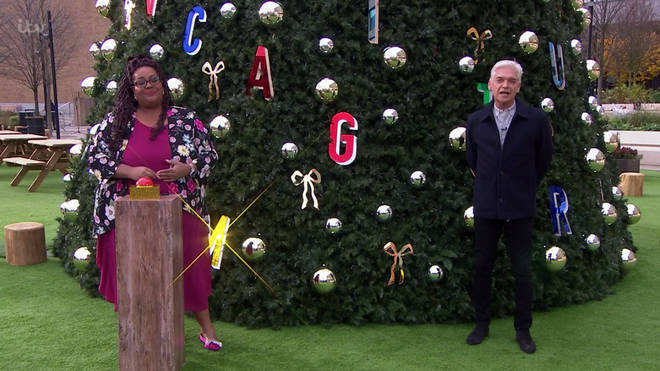 Alison Hammond and Phillip Schofield turn on Christmas lights at White City