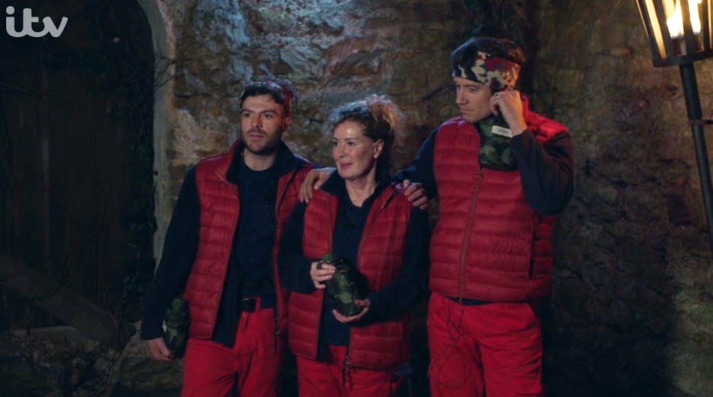 Jordan North, Beverley Callard and Vernon Kay on I'm A Celebrity
