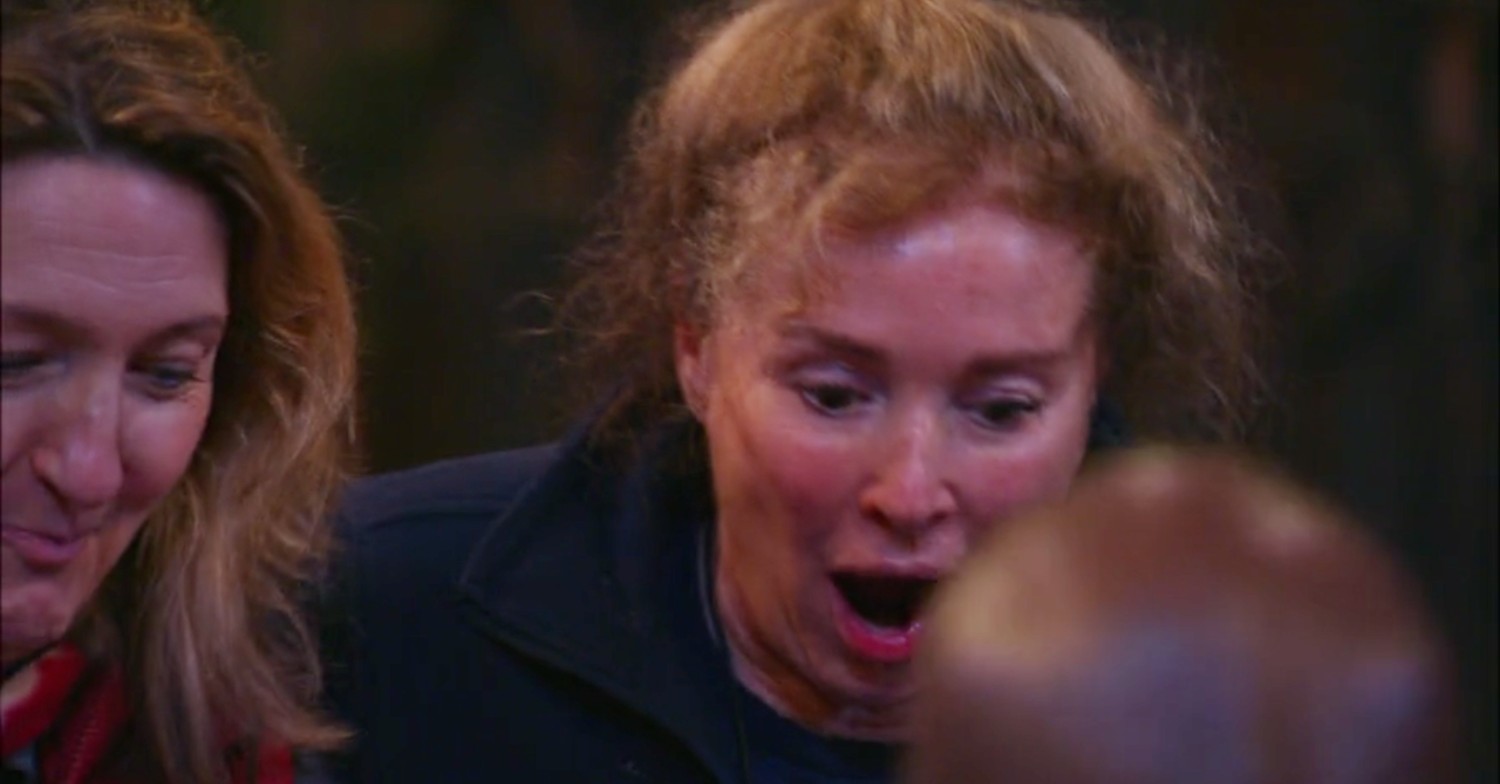 Beverley Callard looking happy