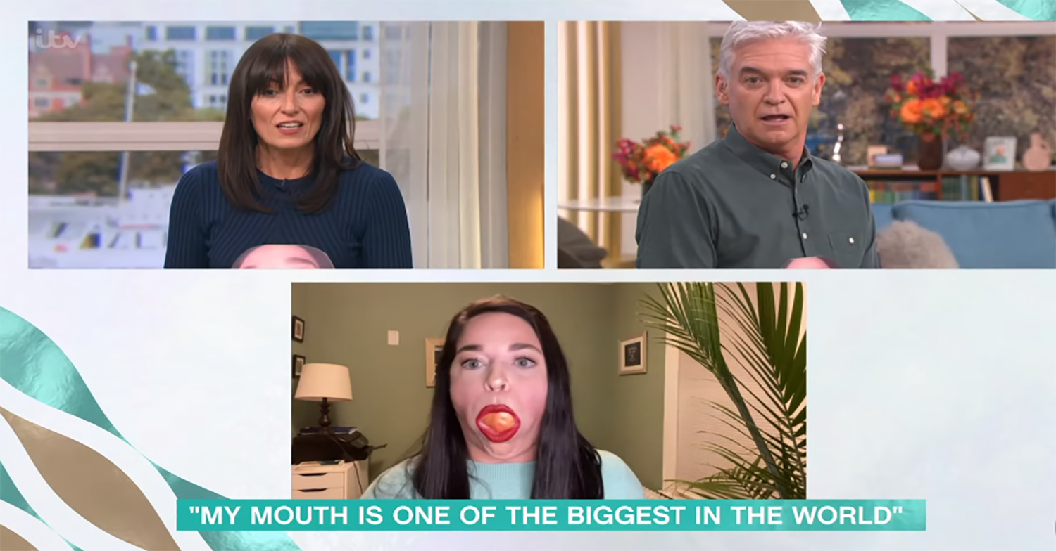 This Morning guest with biggest mouth 