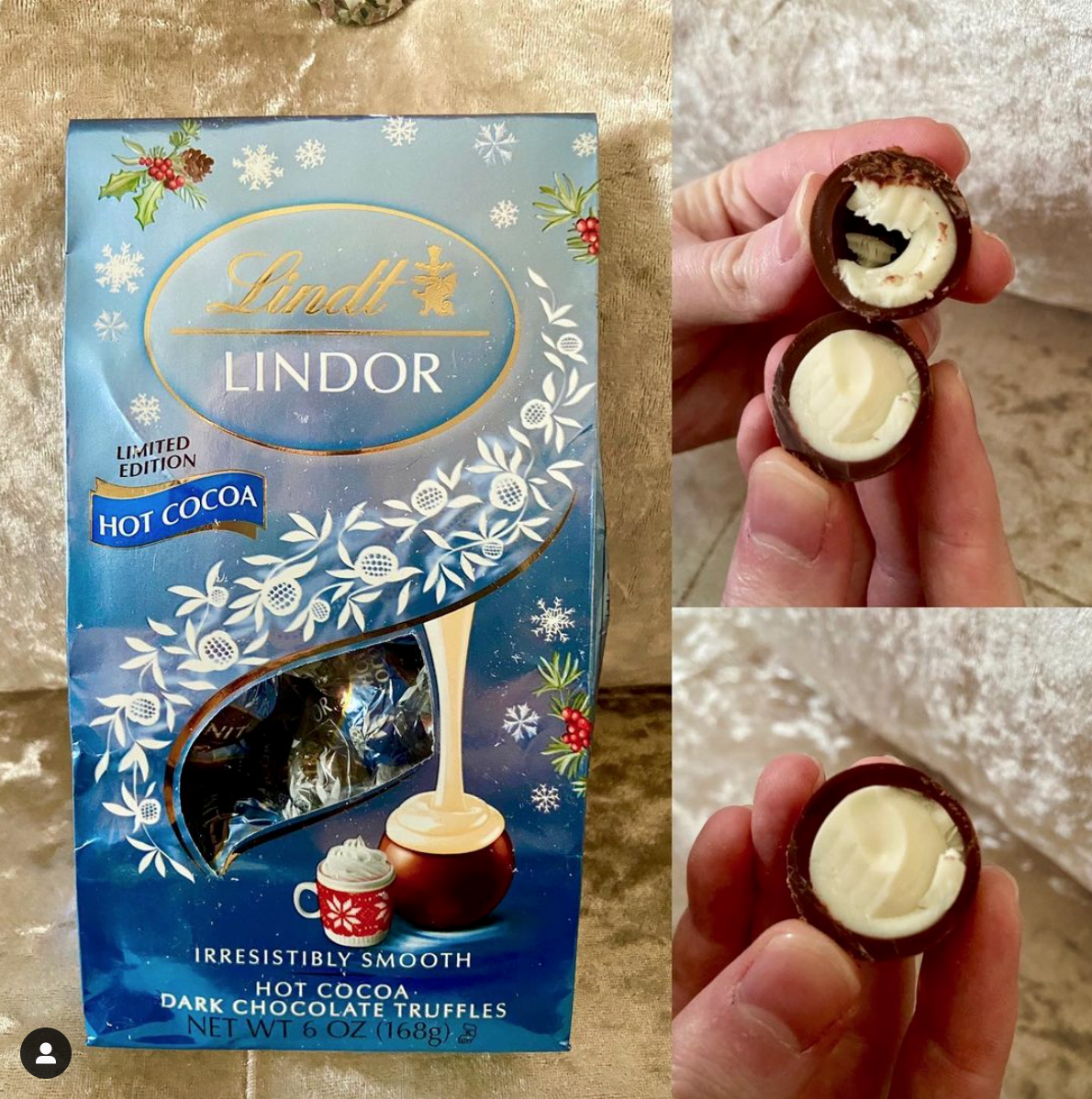 Lindt hot chocolate truffles