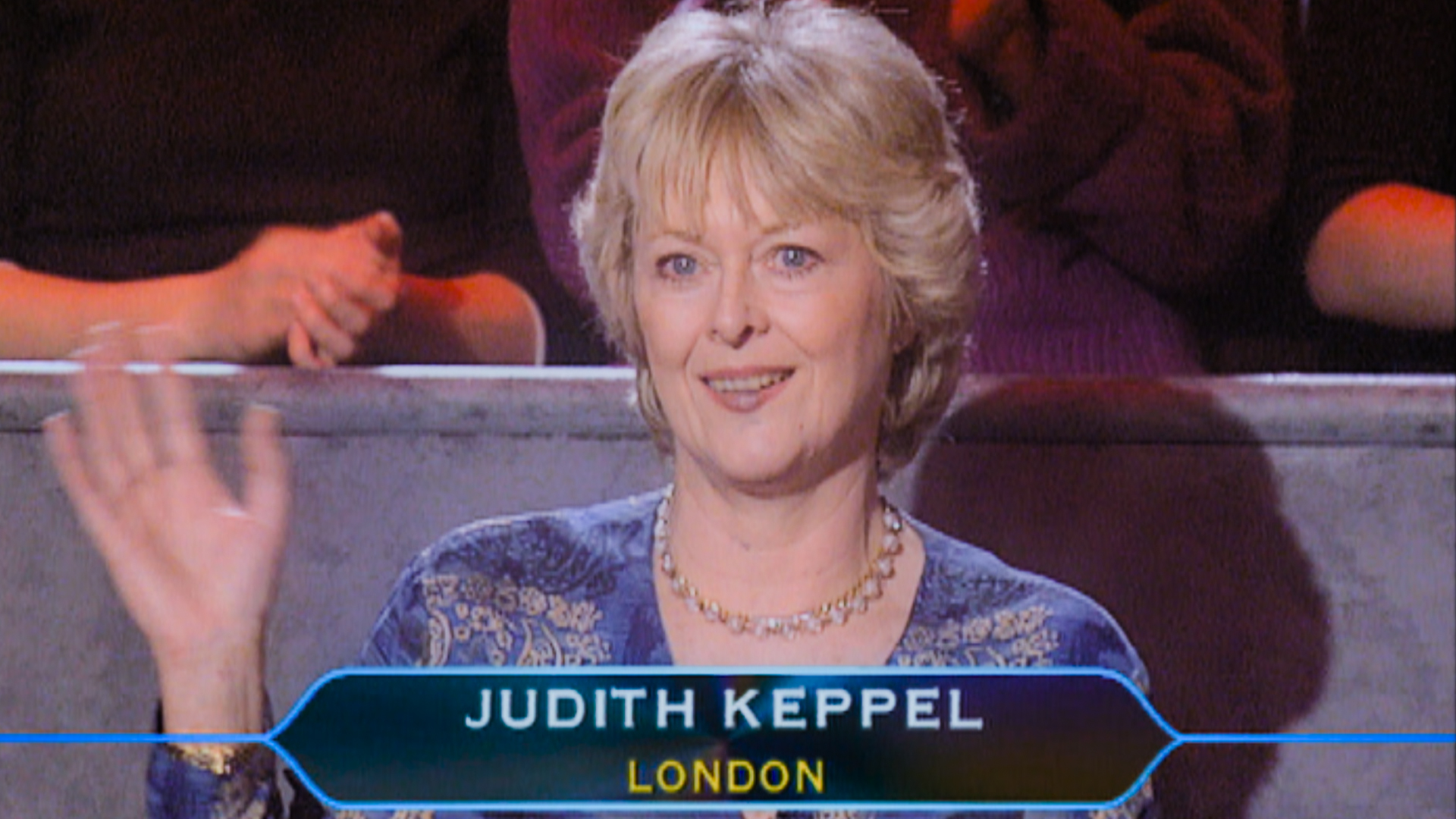 Judith Keppel on Who Wants To Be A Millionaire