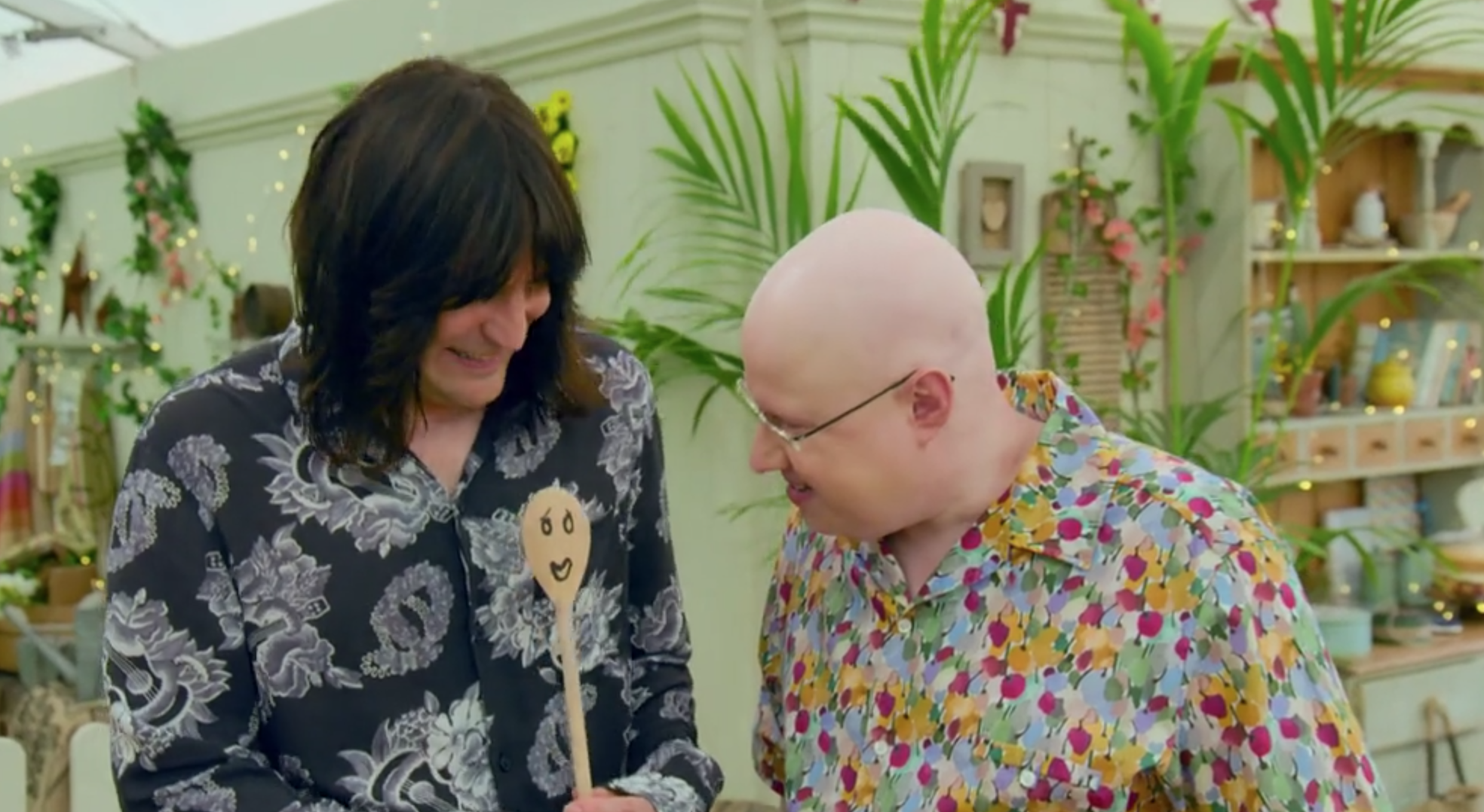 Noel Fielding and Matt Lucas on GBBO