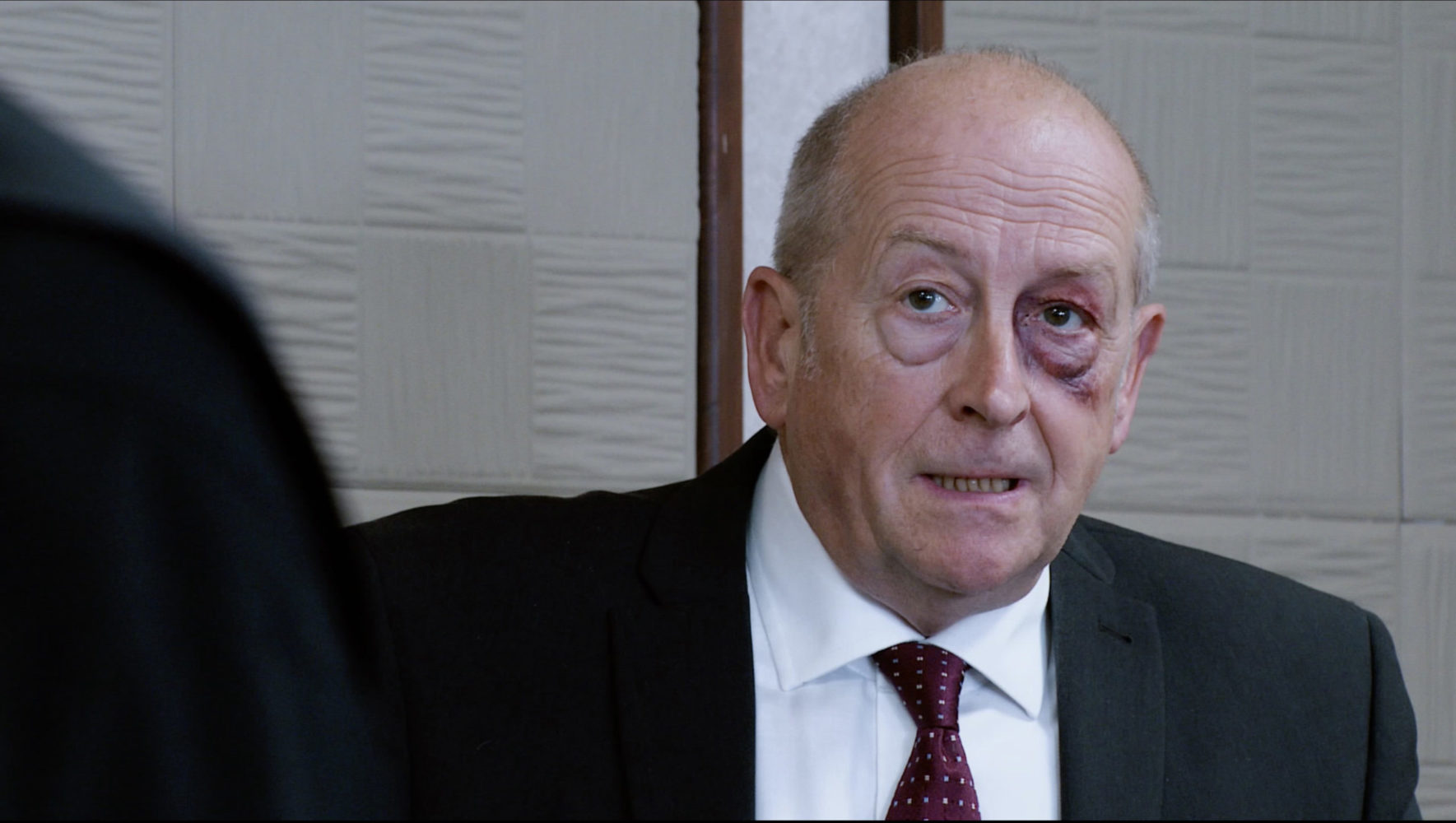 Geoff denied abusing Yasmeen, but he snapped after Imran's questioning in Coronation Street