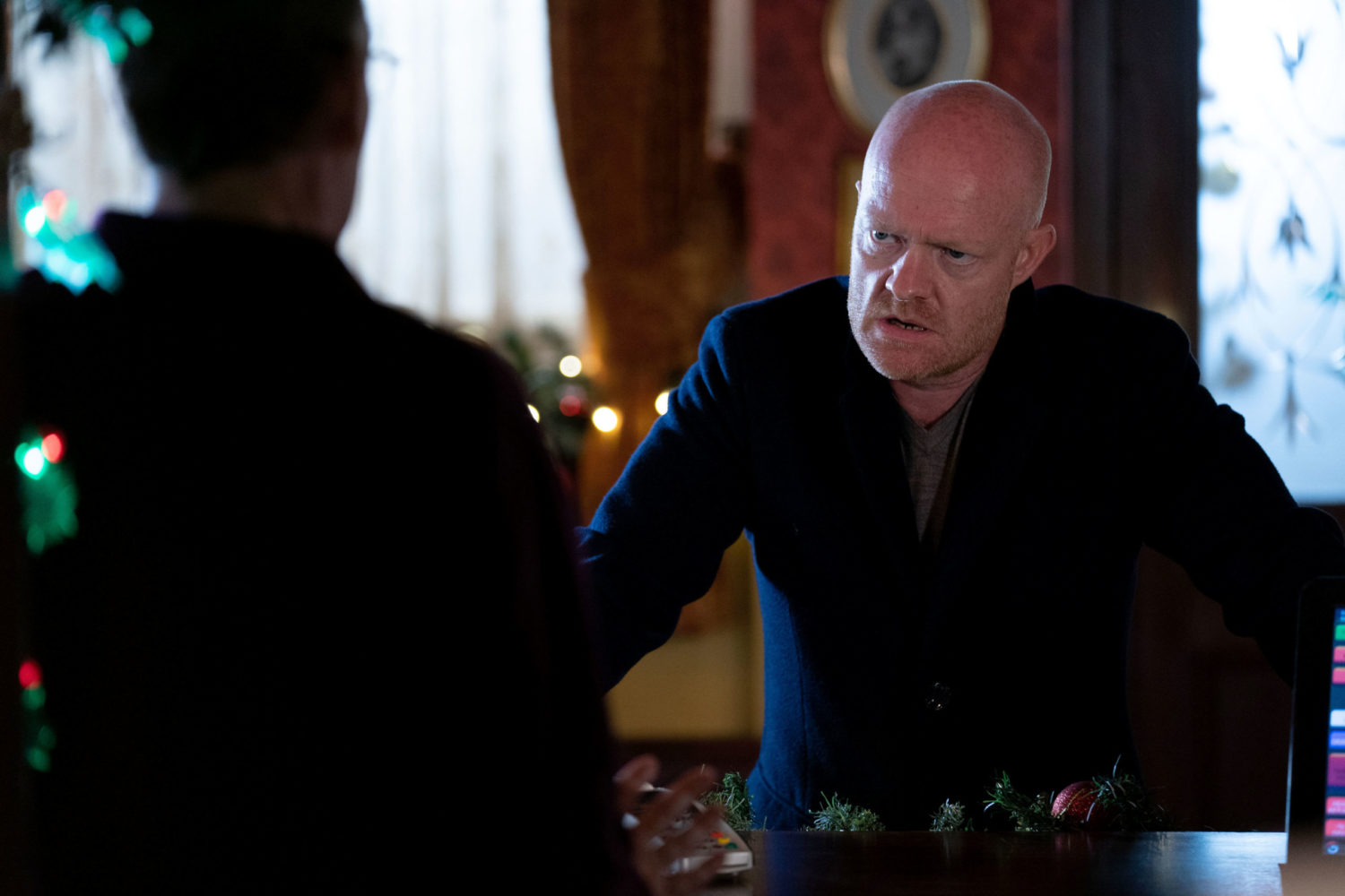 Max is concerned as to why Ian is so smug