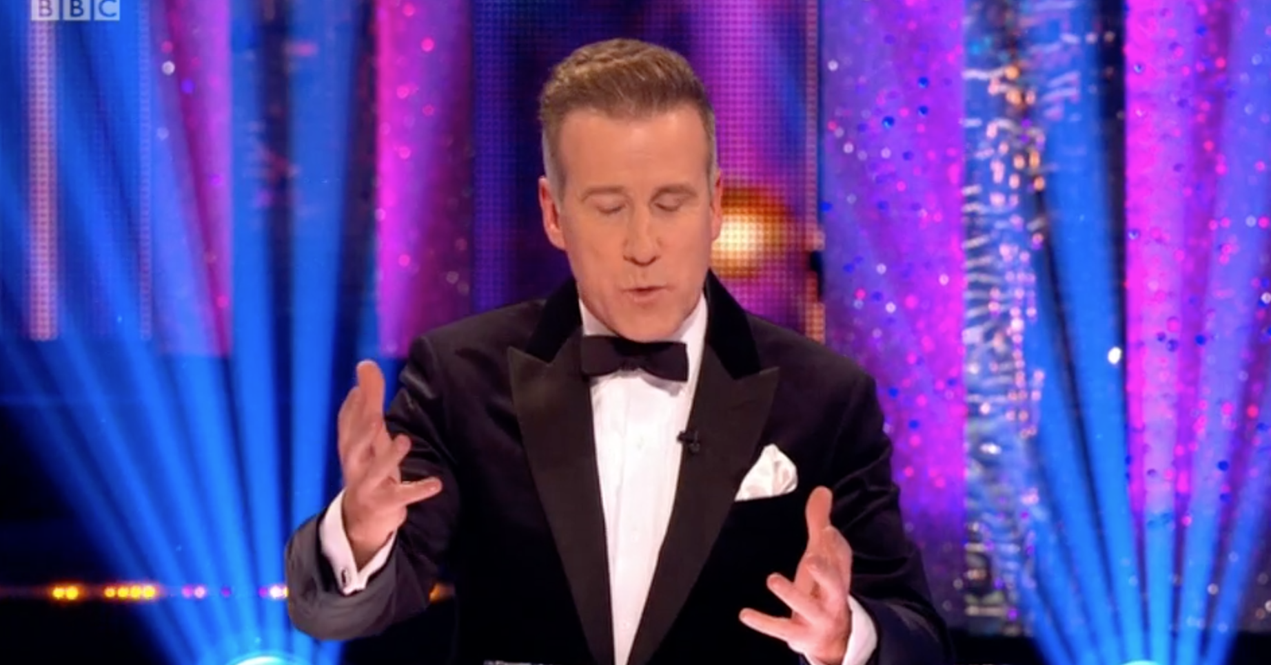 Strictly Anton judge