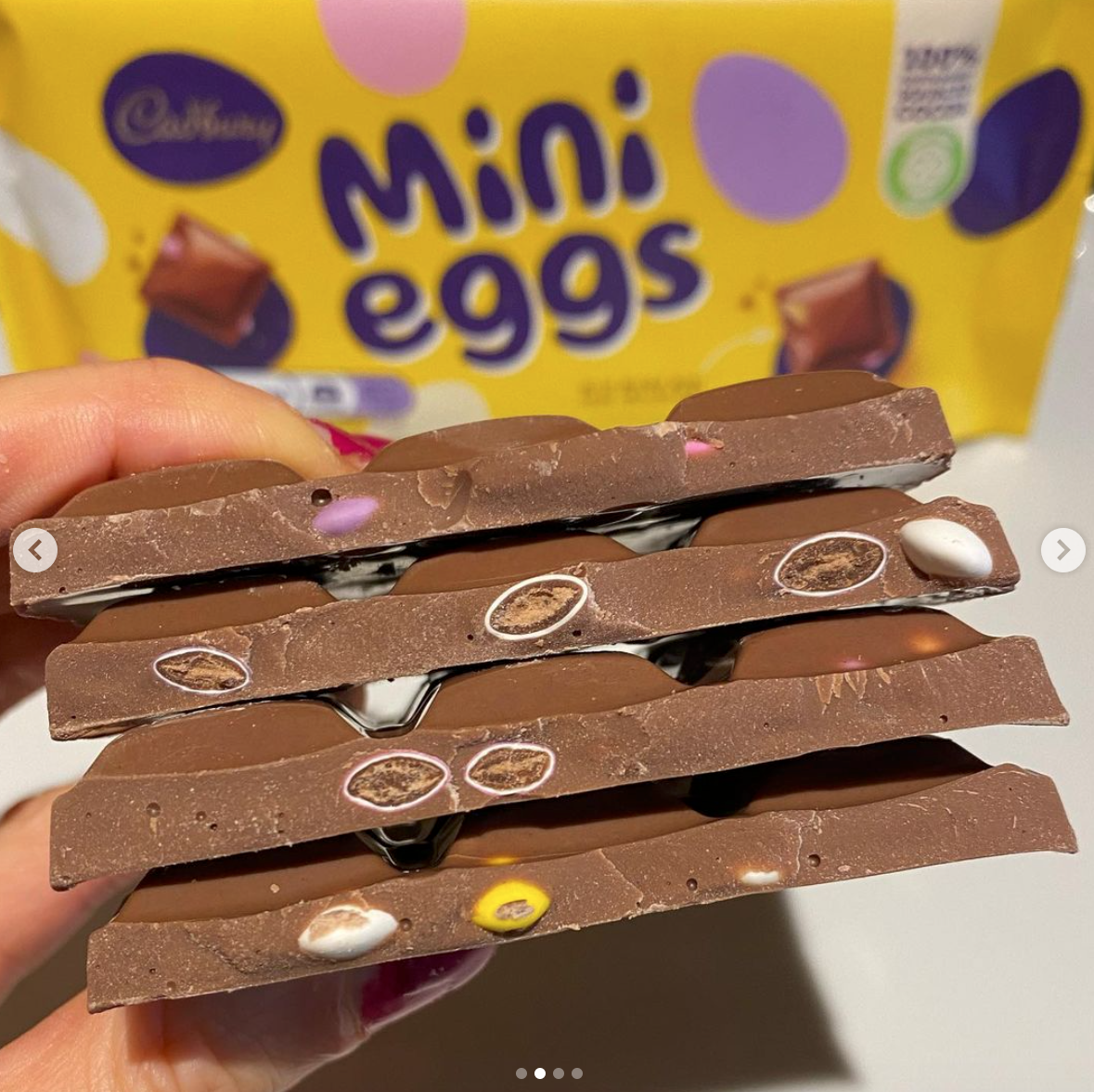 Cadbury's new Mini Eggs bar
