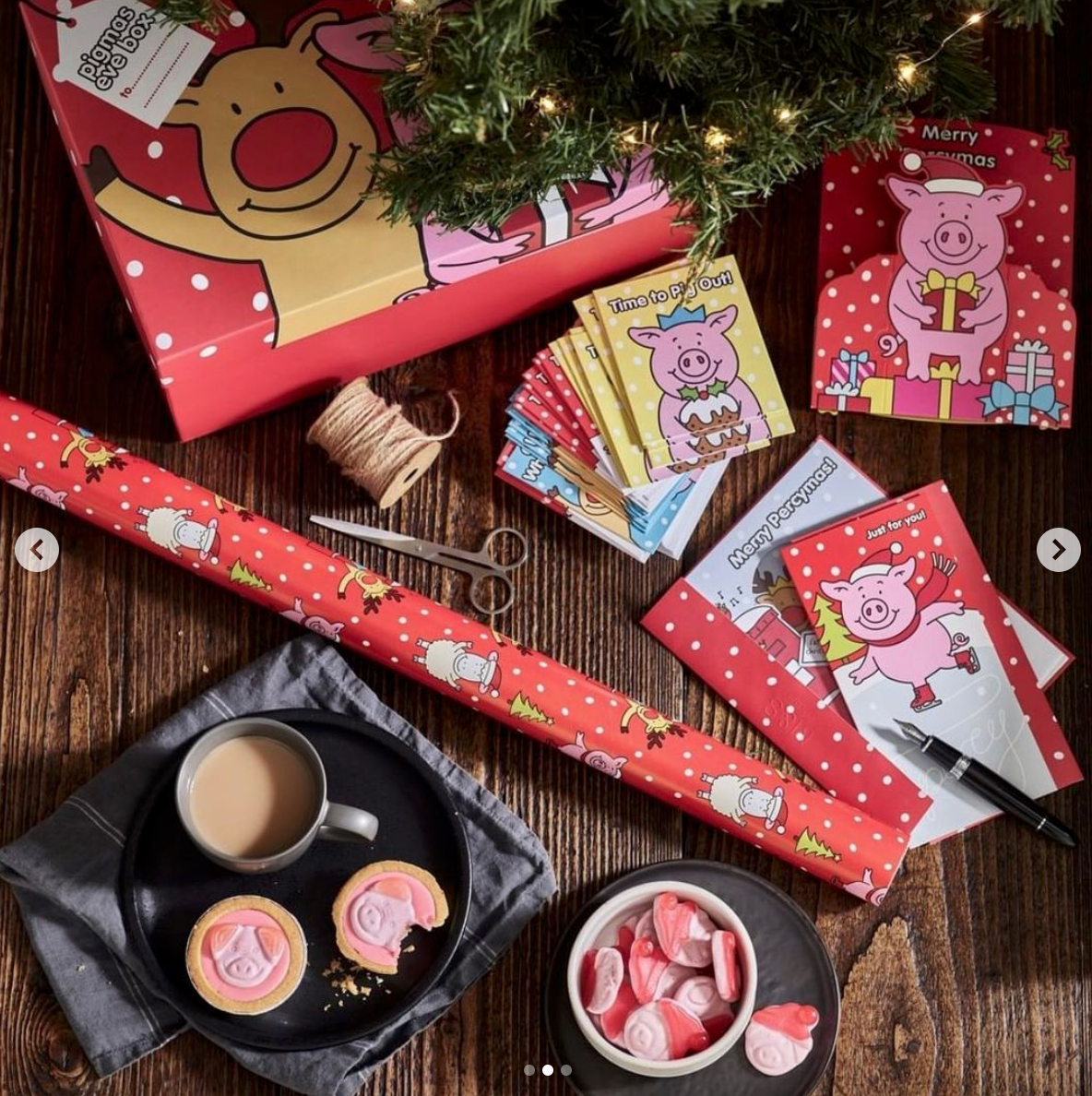 Percy Pig wrapping paper range