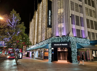 shops on Oxford street