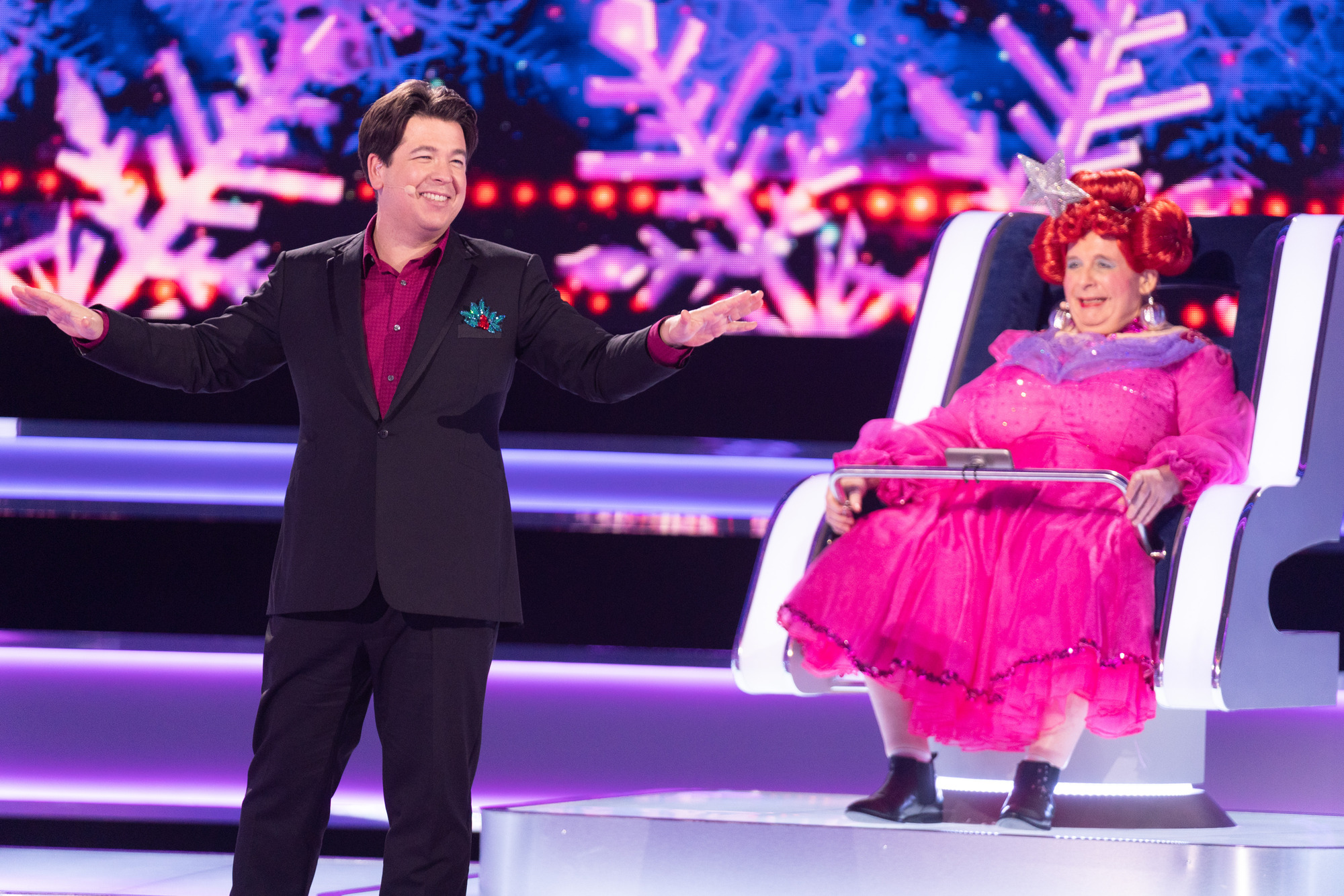 michael mcintyre on the wheel on BBC