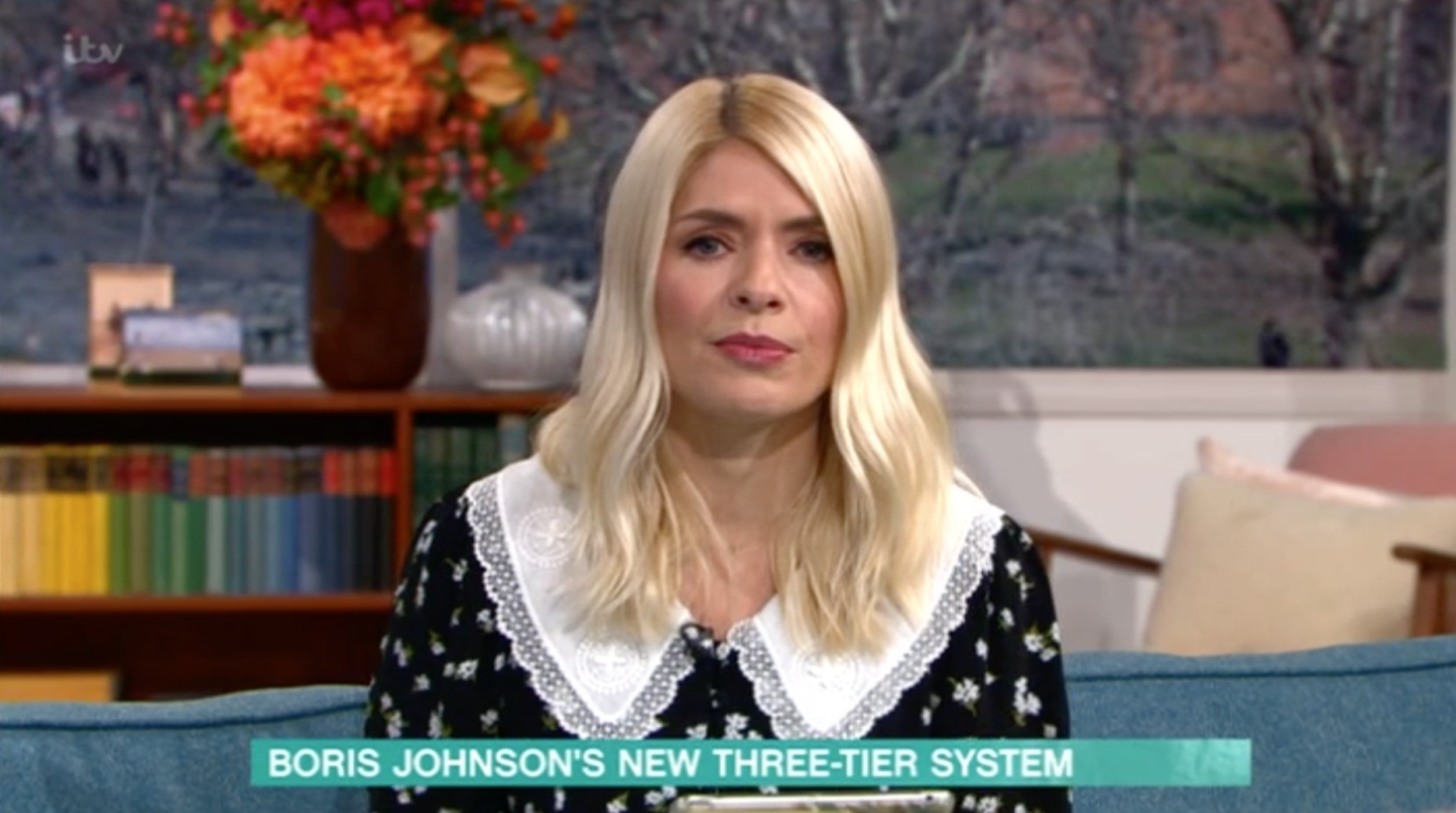 holly Willoughby presenting this morning
